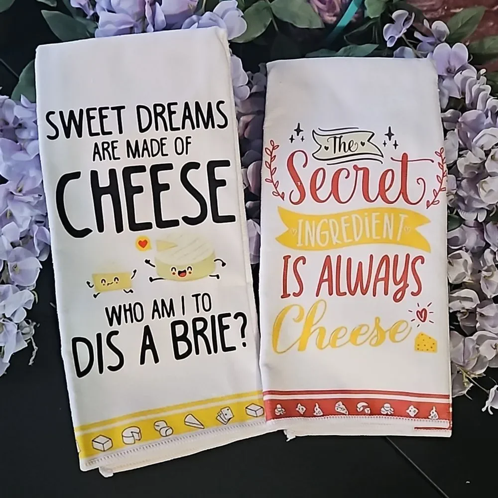 Funny Song Lyric  Kitchen Dish Towels